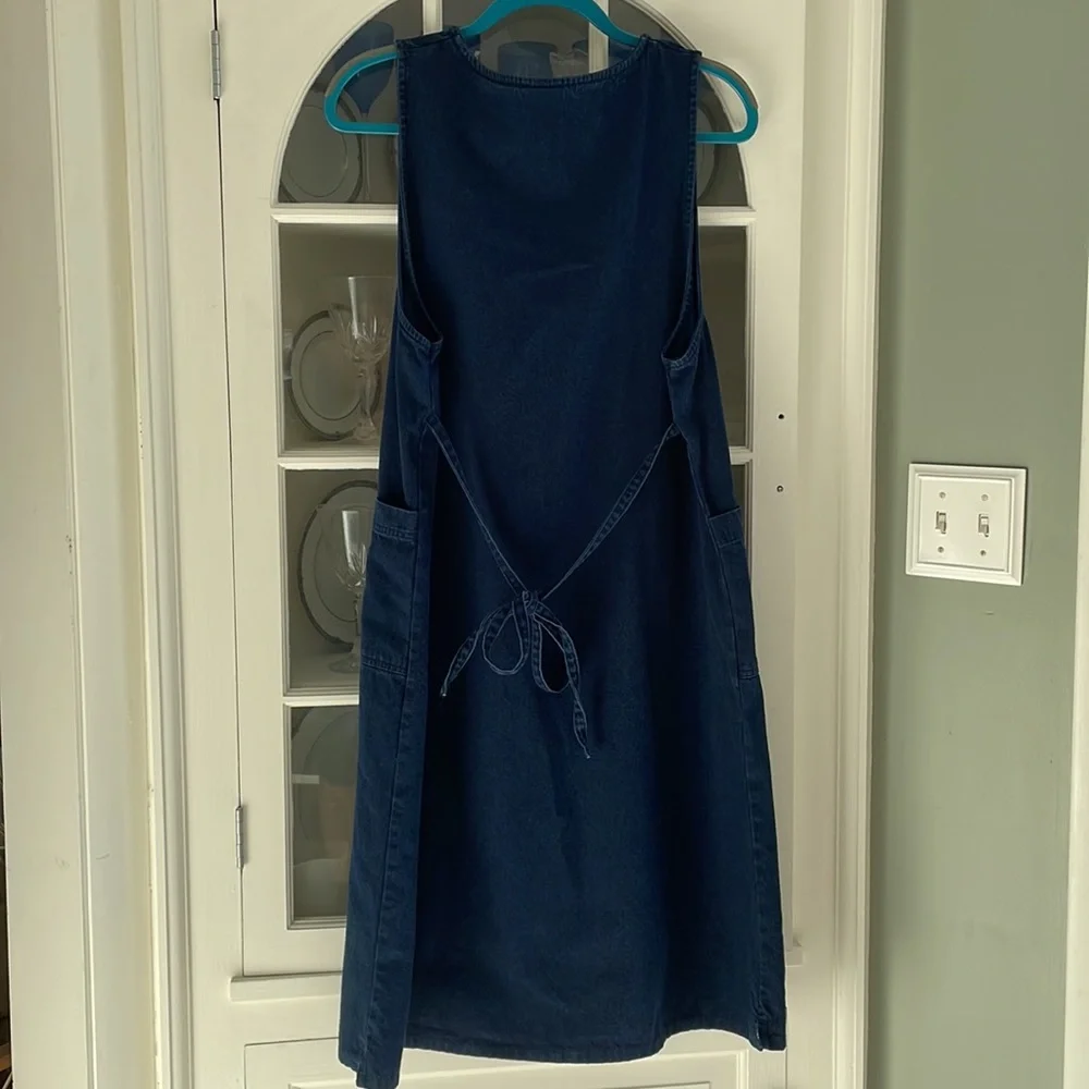 Christopher & Banks Denim Jumper Dress - Picture 2 of 8